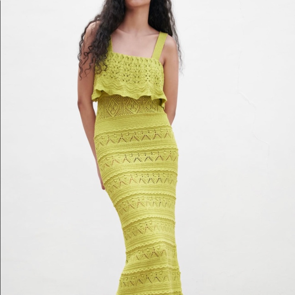 NWT Zara Long Knit Dress